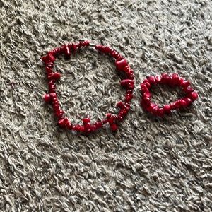 Necklace and bracelet